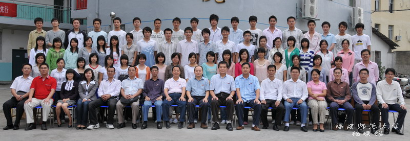 信息技术学院2009届物流管理（物流信息）专业毕业生合影