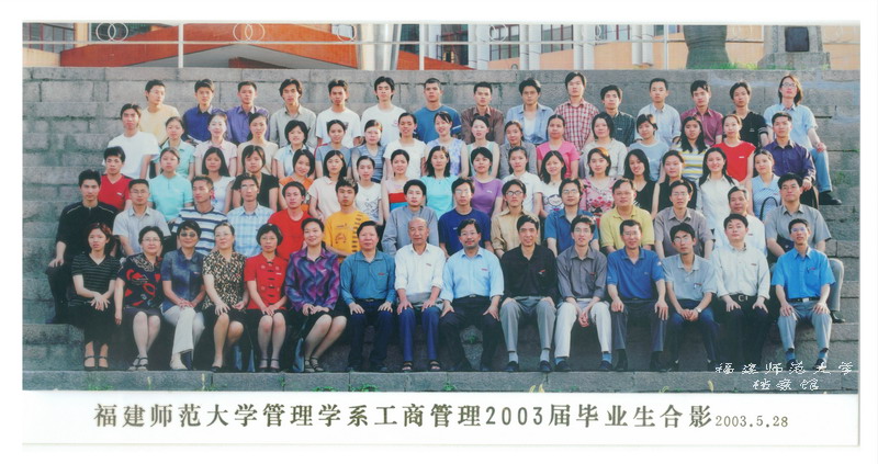 管理学系工商管理2003届毕业生合影